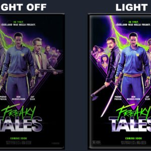 Freaky Tales LED Backlit Poster Frame Neon Squad Wall Art Display