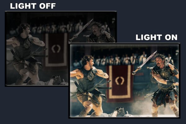 Gladiator ii LED Backlit Poster Frame – Movie Display