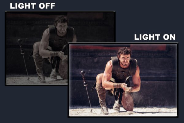 Gladiator ii LED Backlit Poster Frame – Movie Display
