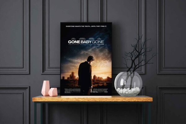 Gone Baby Gone LED Backlit Poster Frame – Movie Display