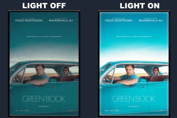 Green Book LED Backlit Poster Frame – Oscar-Winning Drama Movie Art