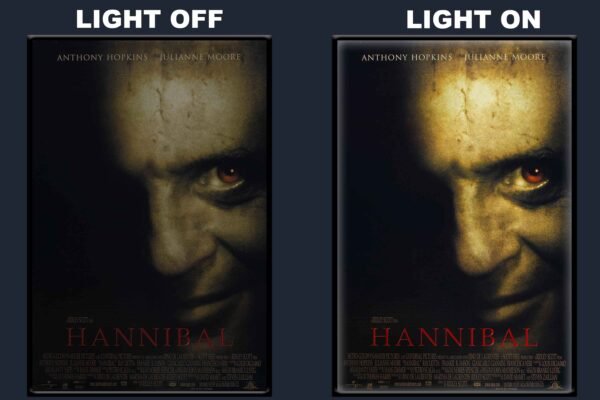 Hannibal LED Backlit Poster Frame – Psychological Crime Thriller Movie Art