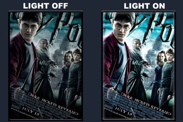Harry Potter And The Half Blood Prince LED Backlit Poster Frame – Wizarding World Fantasy Movie Art