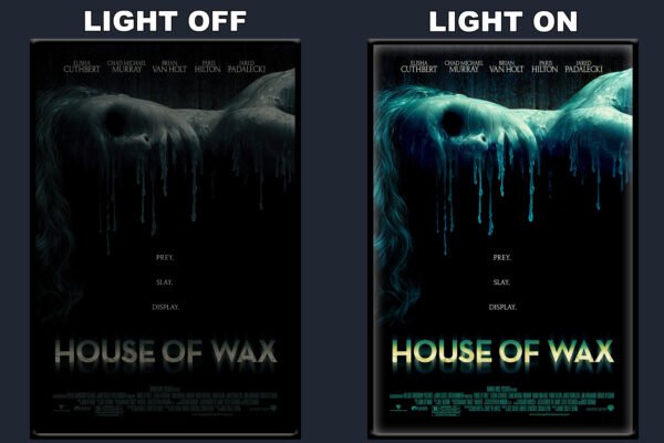 House Of Wax LED Backlit Poster Frame – Movie Display