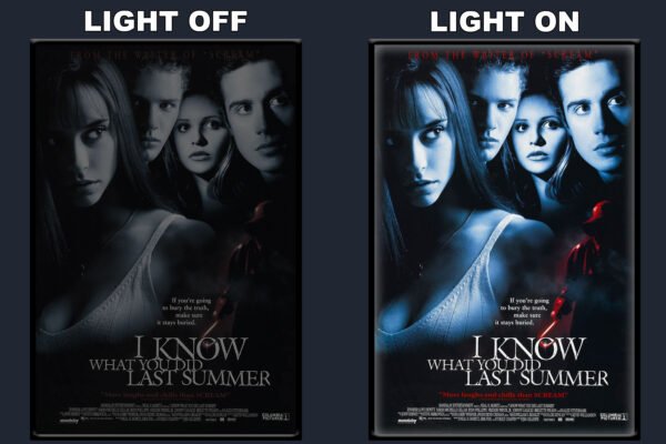 I Know What You Did Last Summer LED Backlit Poster Frame – Movie Display