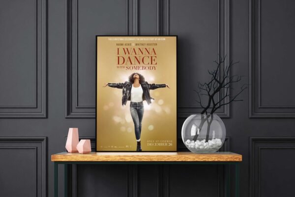 I Wanna Dance With Somebody LED Backlit Poster Frame – Movie Display