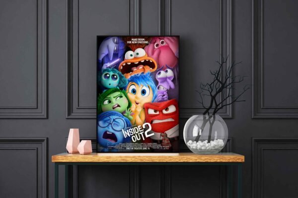 Inside Out 2 LED Backlit Poster Frame – Movie Display