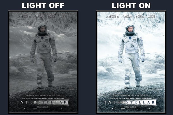 Interstellar A LED Backlit Poster Frame – Movie Display