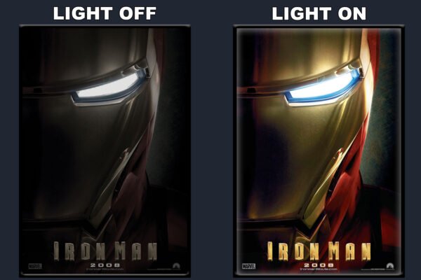 Iron Man LED Backlit Poster Frame – Movie Display