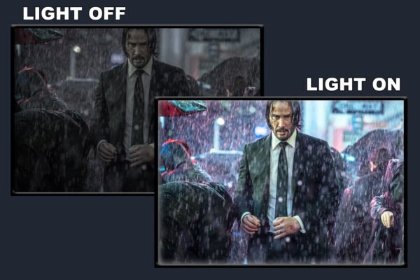 John Wick 3 Parabellum LED Backlit Poster Frame – Movie Display