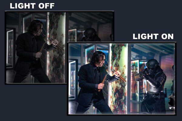 John Wick Chapter 4 LED Backlit Poster Frame – Movie Display
