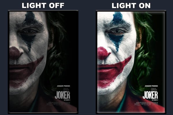 Joker LED Backlit Poster Frame – Movie Display
