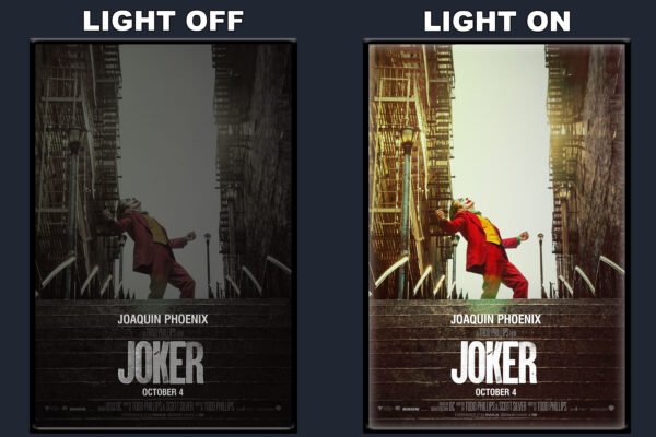 Joker A LED Backlit Poster Frame – Movie Display