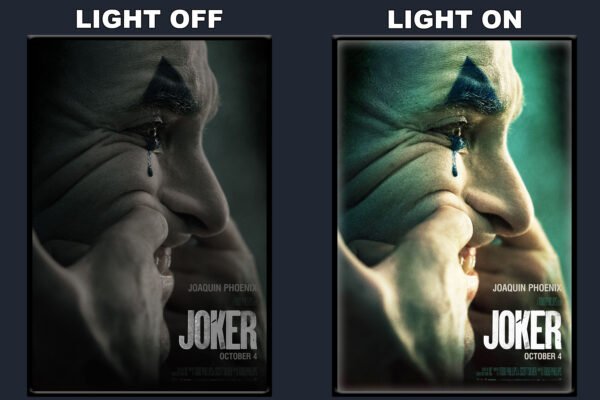 Joker B LED Backlit Poster Frame – Movie Display