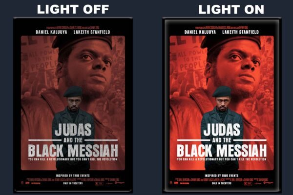 Judas And The Black Messiah LED Backlit Poster Frame – Historical Drama Movie Art