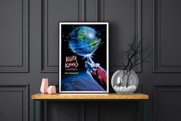 Killer Klowns From Outer Space LED Backlit Poster Frame – Movie Display