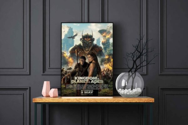 Kingdom Of The Planet Of The Apes LED Backlit Poster Frame – Movie Display