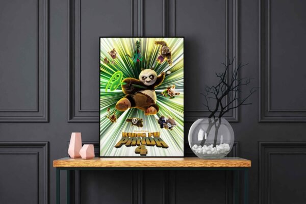 Kung Fu Panda 4 LED Backlit Poster Frame – Movie Display