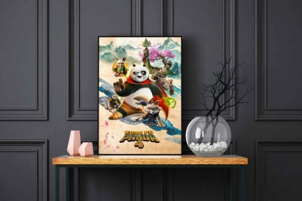 Kung Fu Panda 4 LED Backlit Poster Frame – Movie Display