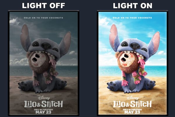 Lilo Stitch LED Backlit Poster Frame – Movie Display