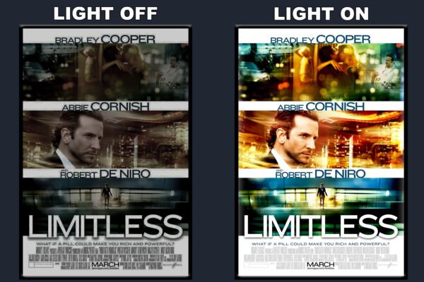 Limitless LED Backlit Poster Frame – Movie Display