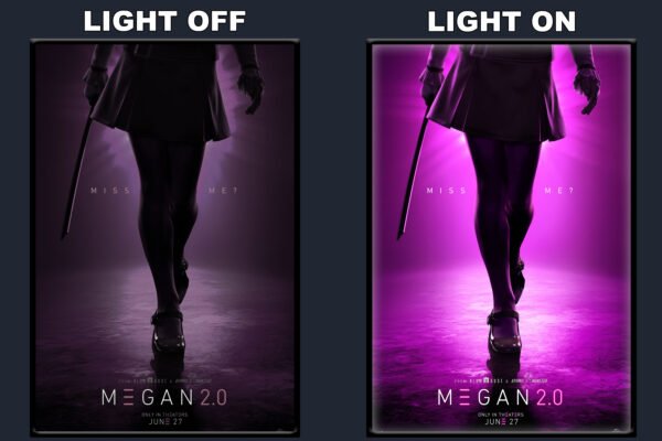 M3gan 2.0 LED Backlit Poster Frame – Movie Display