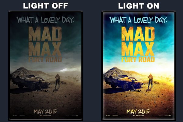 Mad Max Fury Road LED Backlit Poster Frame – Movie Display