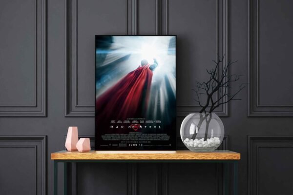 Man Of Steel LED Backlit Poster Frame – Movie Display