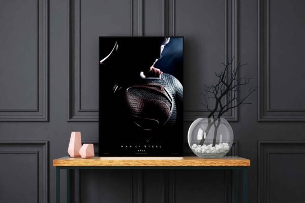 Man Of Steel LED Backlit Poster Frame – Movie Display