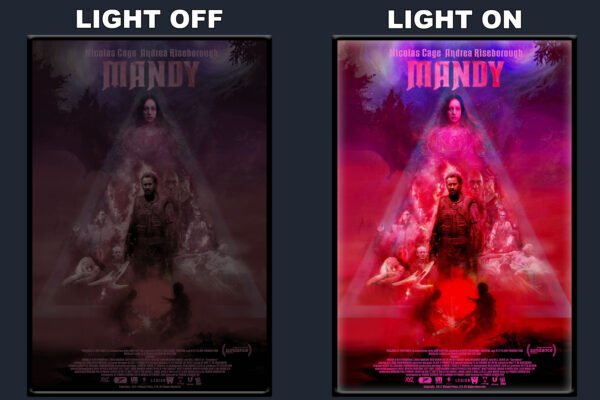 Mandy LED Backlit Poster Frame – Movie Display