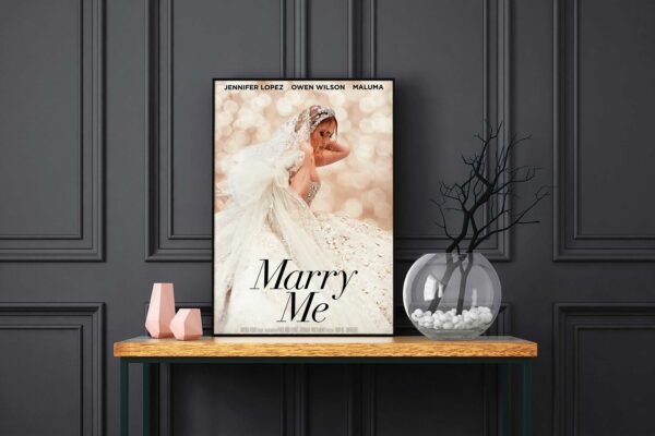 Marry Me LED Backlit Poster Frame – Movie Display