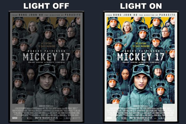 Mickey 17 LED Backlit Poster Frame – Movie Display