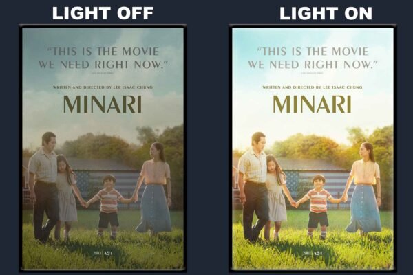 Minari LED Backlit Poster Frame – Award-Winning Drama Movie Art