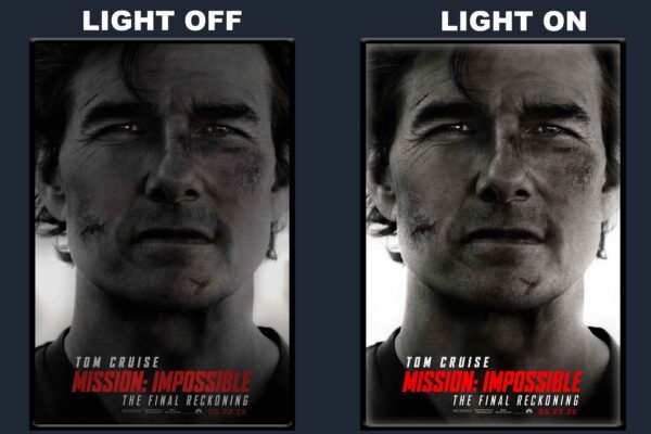 Mission Impossible: The Final Reckoning LED Backlit Poster Frame – Action Spy Thriller Movie Art