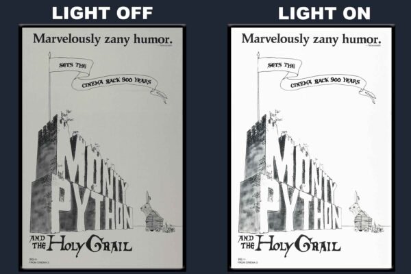 Monty Python And The Holy Grail LED Backlit Poster Frame – Classic Comedy Movie Art