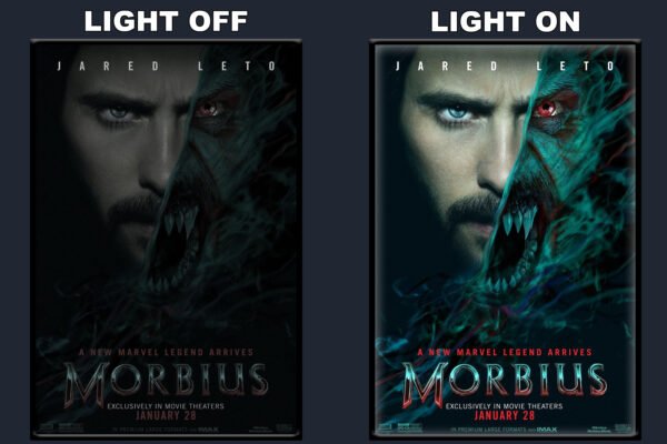 Morbius LED Backlit Poster Frame – Movie Display