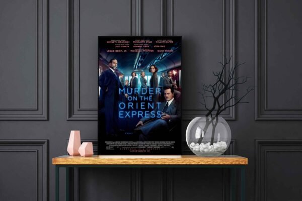 Murder On The Orient Express LED Backlit Poster Frame – Movie Display