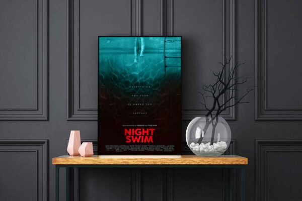 Night Swim LED Backlit Poster Frame – Movie Display