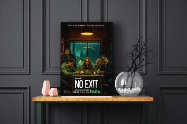 No Exit LED Backlit Poster Frame – Movie Display