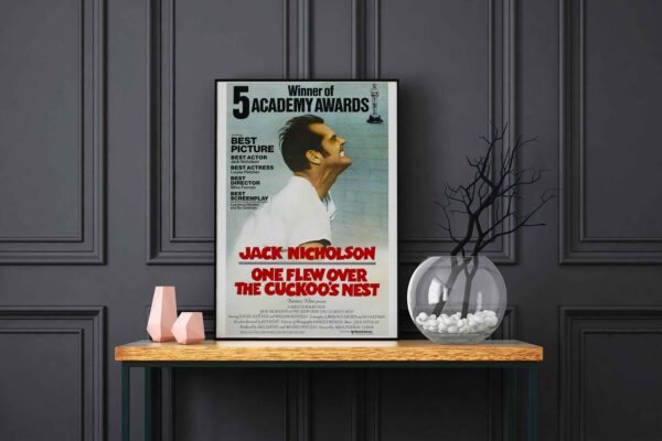 One Flew Over The Cuckoos Nest LED Backlit Poster Frame – Movie Display