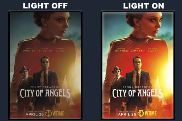 Penny Dreadful: City Of Angels LED Backlit Poster Frame – Dark Fantasy TV Series Wall Art