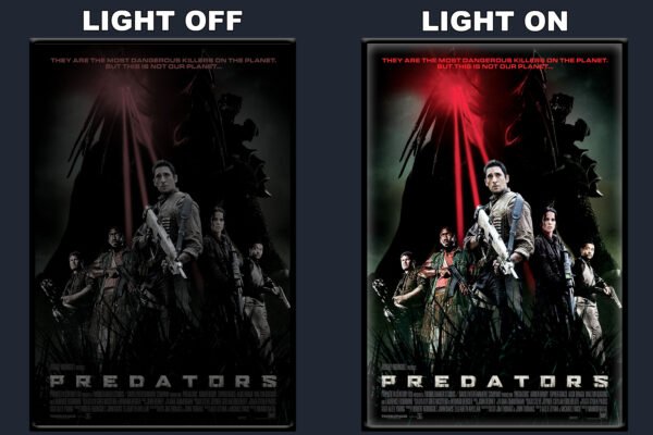 Predators LED Backlit Poster Frame – Movie Display