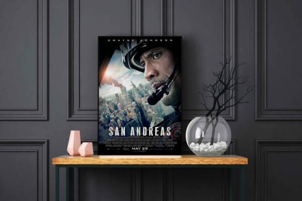 San Andreas LED Backlit Poster Frame – Movie Display