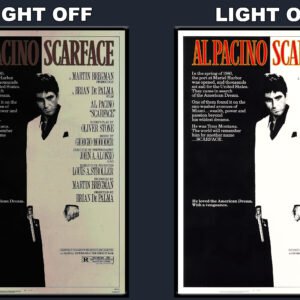 Scarface LED Backlit Poster Frame – Movie Display