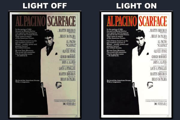Scarface LED Backlit Poster Frame – Movie Display