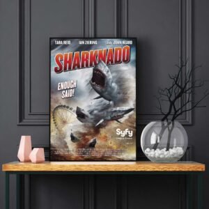 Sharknado LED Backlit Poster Frame – Movie Display