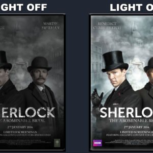 Sherlock LED Backlit Poster Frame – Movie Display