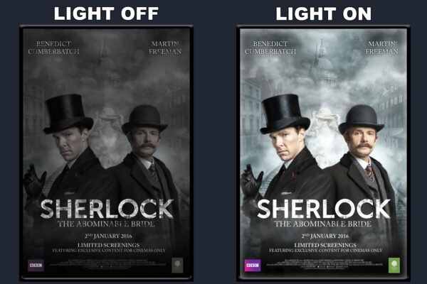 Sherlock LED Backlit Poster Frame – Movie Display