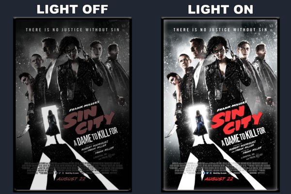 Sin City A Dame To Kill For A LED Backlit Poster Frame – Movie Display