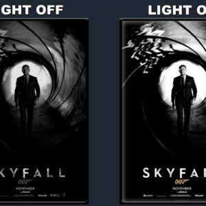 Skyfall LED Backlit Poster Frame – Movie Display